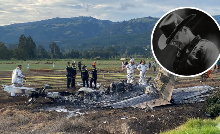 Las escenas del accidente de avioneta de Yeison Jiménez

 – Primer plano