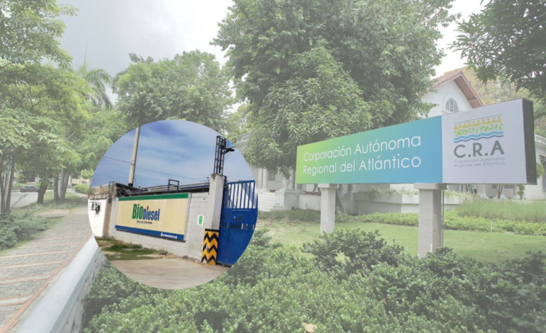 CRA detiene operaciones de planta de biodiesel de Galapa por supuestos riesgos ambientales e inicia proceso de sanciones por emisiones al aire

 – Primer plano