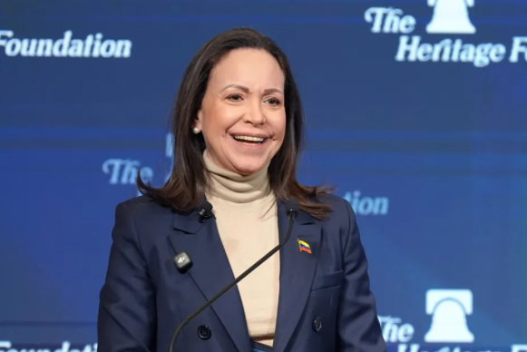 María Corina Machado confirma alianza con Trump en la lucha por la libertad de Venezuela

 – Primer plano