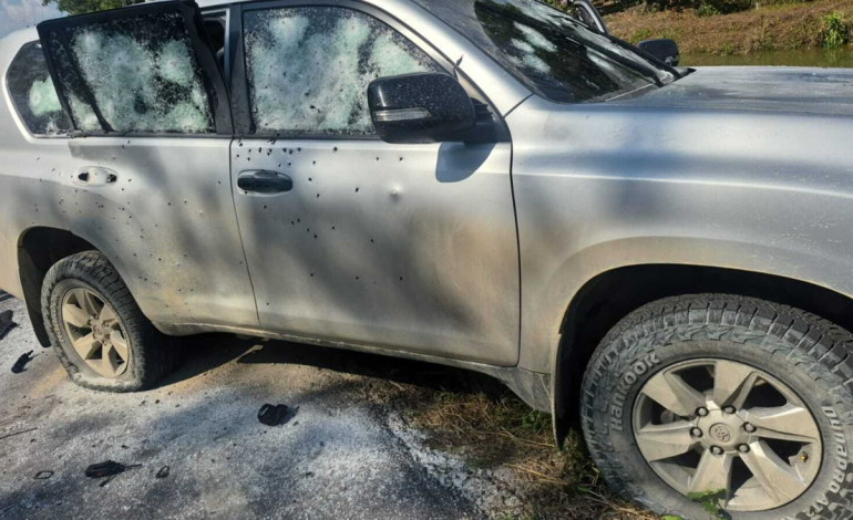 Dos guardias de seguridad están muertos y la furgoneta está desaparecida.

 – Primer plano