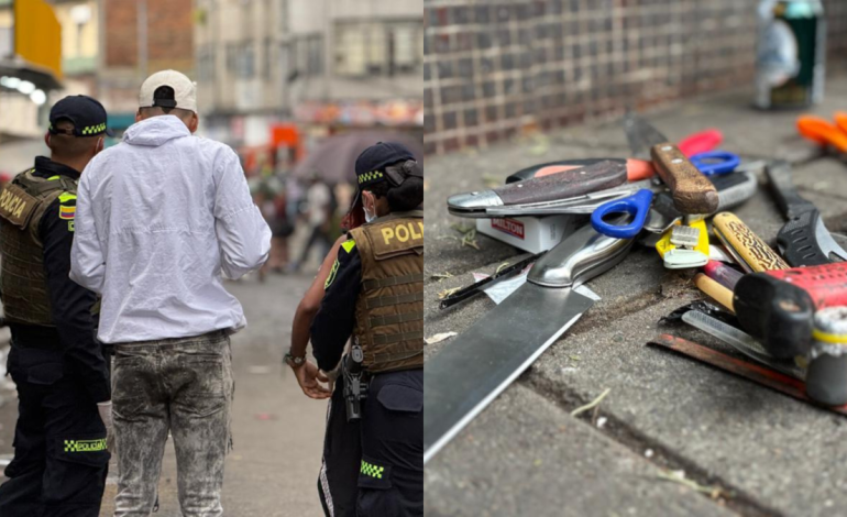 Mega operativo en el centro de Medellín terminó con la detención de 13 personas y un duro golpe a la economía de instalaciones ilegales en la zona

 – Primer plano