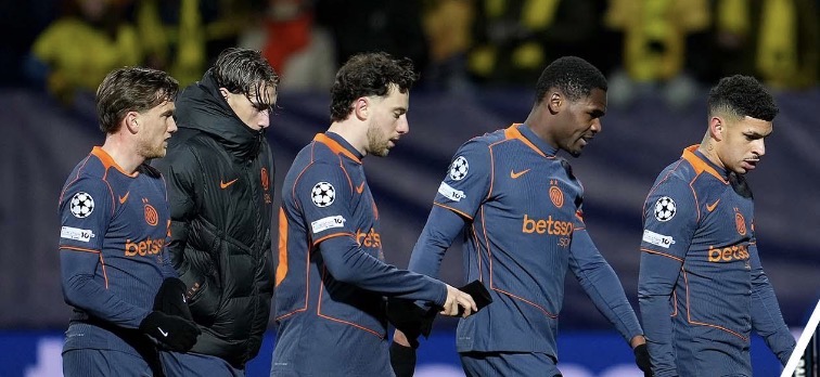 Inter de Milán y su triste reacción ante este resultado en la Champions League

 – Primer plano