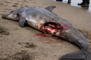 Indignación en Ecuador por la muerte de un delfín en playa Crucita

 – Primer plano
