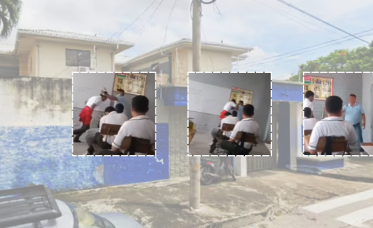 Un estudiante agrede brutalmente a un docente en un aula de Barranquilla: fotos que causaron indignación y polémica

 – Primer plano