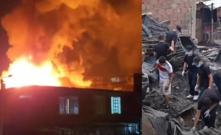 El voraz incendio destruyó 20 casas e hirió a varias personas

 – Primer plano