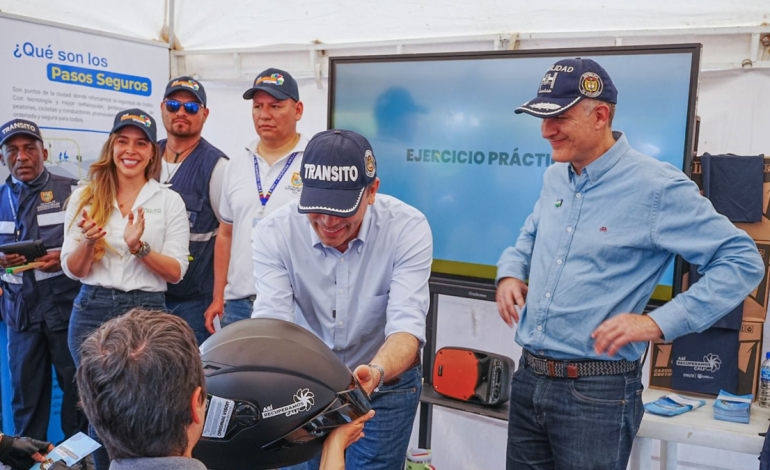 Esto es parte de la campaña “Pasos Seguros”, que tiene como objetivo salvar vidas en las calles de la capital del Valle

 – Primer plano