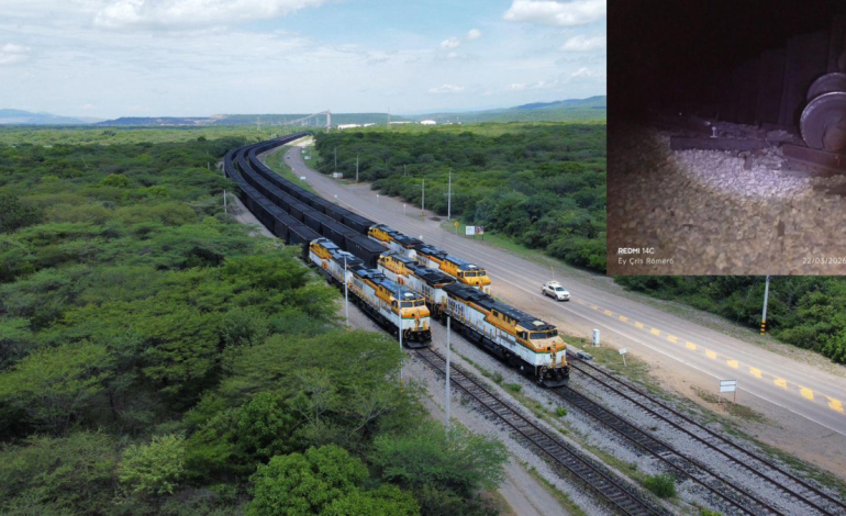 La detonación provocó el descarrilamiento de varios vagones del tren.

 – Primer plano