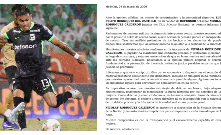 Condenan al jugador de Nacional por presunto abuso sexual

 – Primer plano