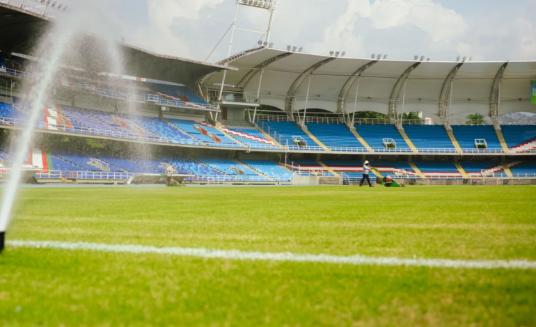 Luego del concierto del cantante J Balvin, el césped del estadio Pascual Guerrero aprueba el examen para el fútbol profesional colombiano

 – Primer plano