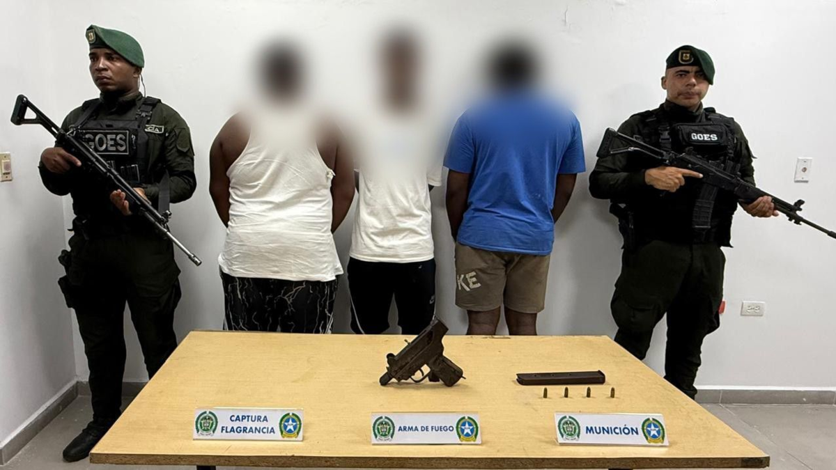 La caída de presuntos integrantes de «Shottas» y «Los Chiquillos».

 – Primer plano