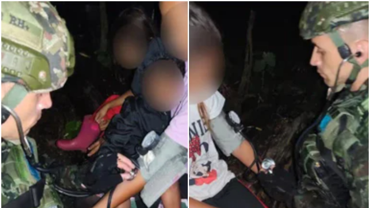 Primeras fotos de cinco niños y una joven encontrados en la selva del Caquetá luego de varios días escondidos bajo el apodo de «Calarcá»

 – Primer plano