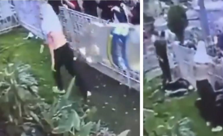 Atacan y destruyen casa de campaña del candidato Abelardo de la Espriella en plena protesta en Bucaramanga

 – Primer plano