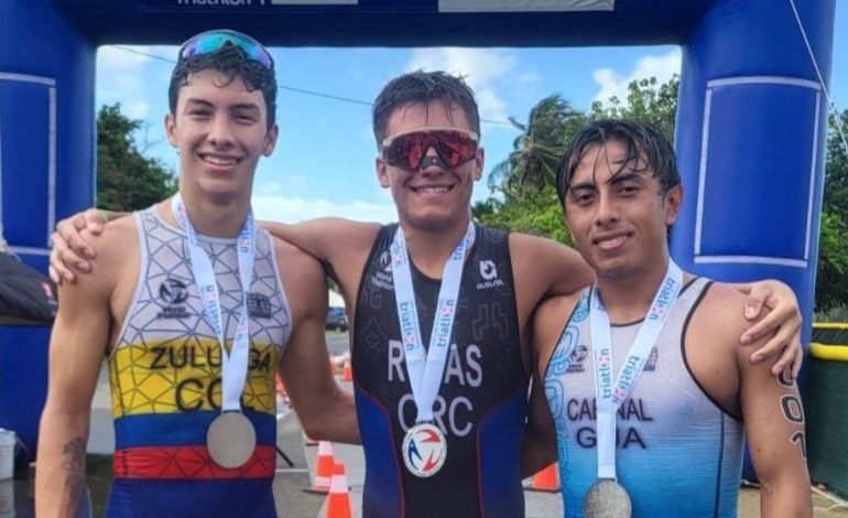 El colombiano Samuel Zuluaga ganó bronce en la Copa Regional de Triatlón

 – Primer plano