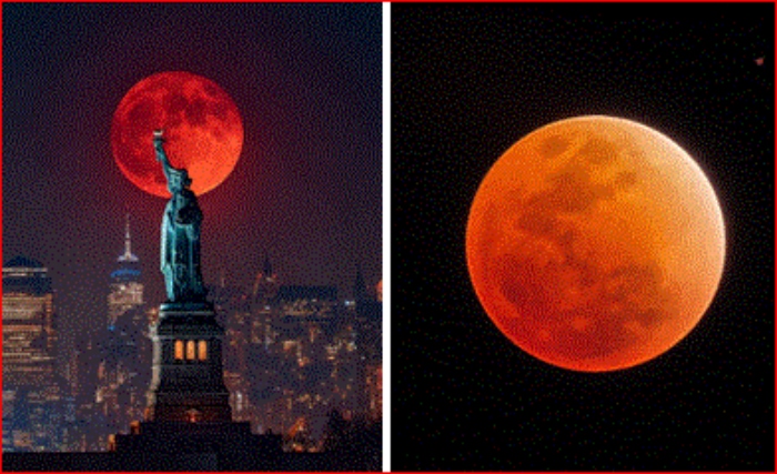 EN VIVO Increíbles imágenes del eclipse de Luna de Sangre

 – Primer plano