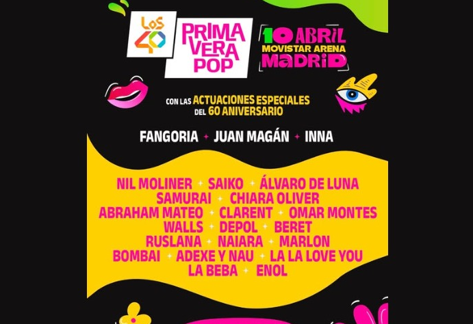 LOS40 Primavera Pop Festival 2026: fecha, artistas y entradas

 – Primer plano