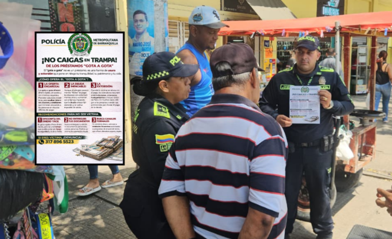 la campaña tiene como objetivo detener la usura y la extorsión; Los préstamos formales emergen como una alternativa.

 – Primer plano