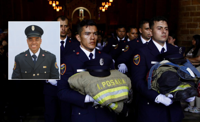 Este fue el emotivo homenaje que el Cuerpo de Bomberos de Medellín le rindió a Iván Darío Posada tras su muerte en un incendio en la Toscana

 – Primer plano