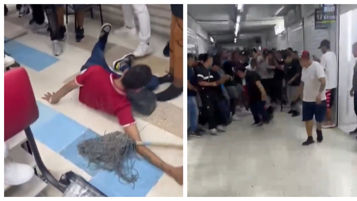 Hasta lo golpearon con un trapeador: brutal ataque a presunto delincuente acusado de robar en un local del centro de Cali

 – Primer plano